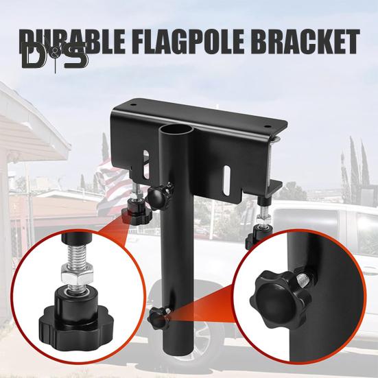 Кронштейн для крепления флагштока на грузовике, не требующий сверления, держатель флагштока диаметром до 1,2 дюйма для пикапов