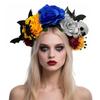 Halloween Theme Artificial Flower Hairband For Roleplay Event And Special Occasion Outfit Party Gathering Roleplay Props