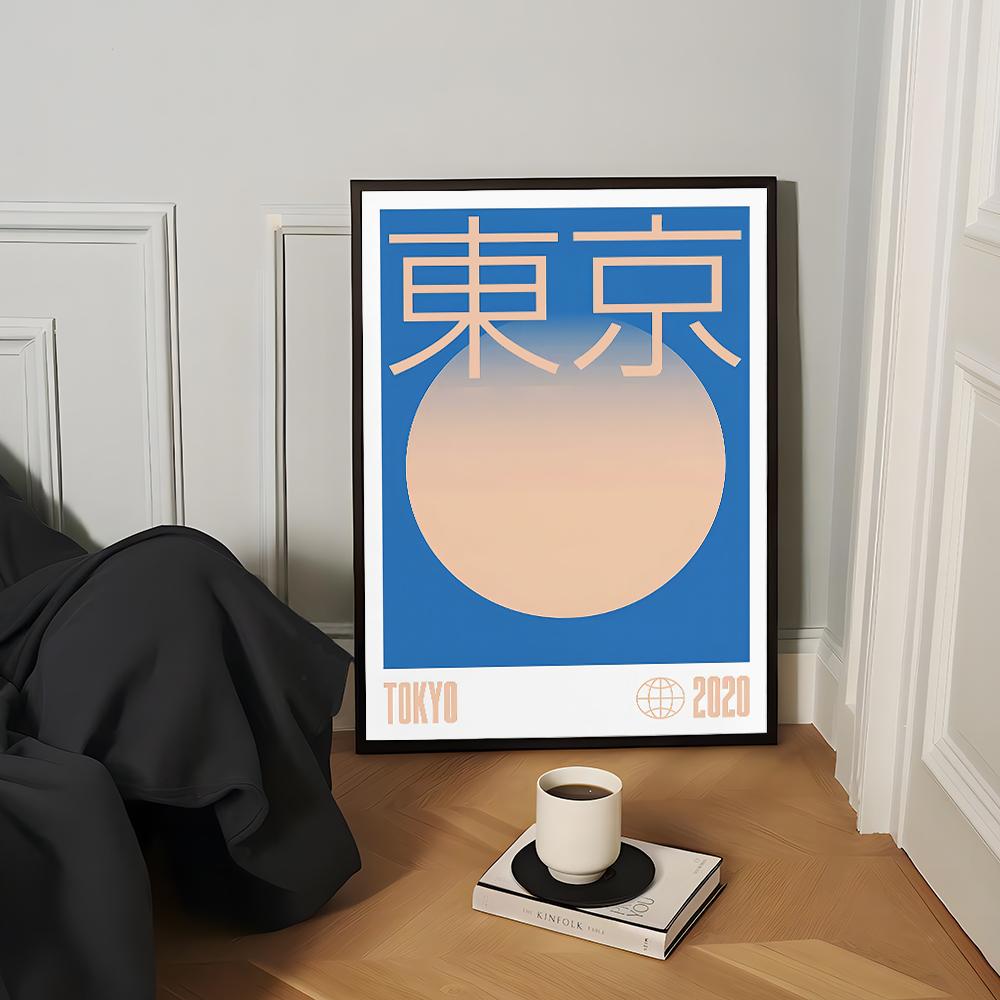 Винтажный японский абстрактный принт для стены, постер, черные волны, кот, кои, холст, живопись для гостиной, домашний декор, постер - без рамы