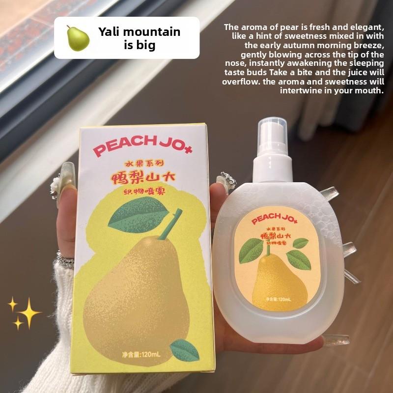 Дезодорирующий спрей для одежды с ароматом груши, персика и винограда, стойкий и легкий аромат для мужчин и женщин