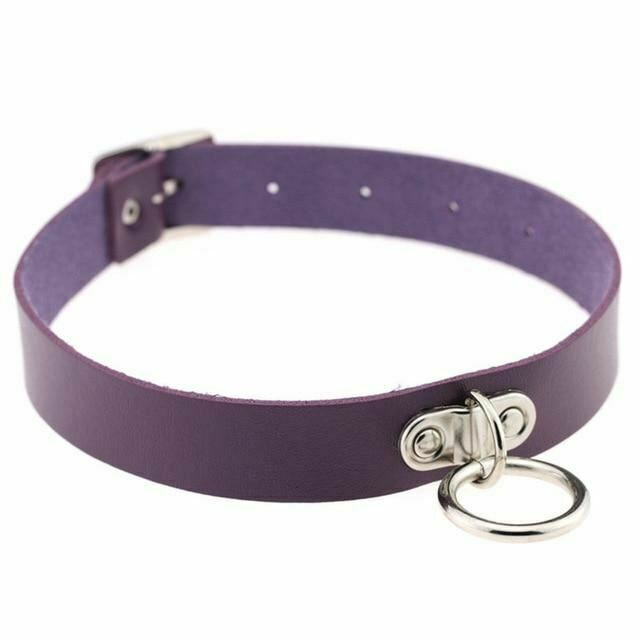 Collar 13 Colours Choker Necklace Kink Fetish Restraints Collars & Leashes