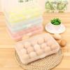 15-Grid Portable Egg Storage Box - Anti-Collision and Fresh-Keeping Tray for Refrigerator