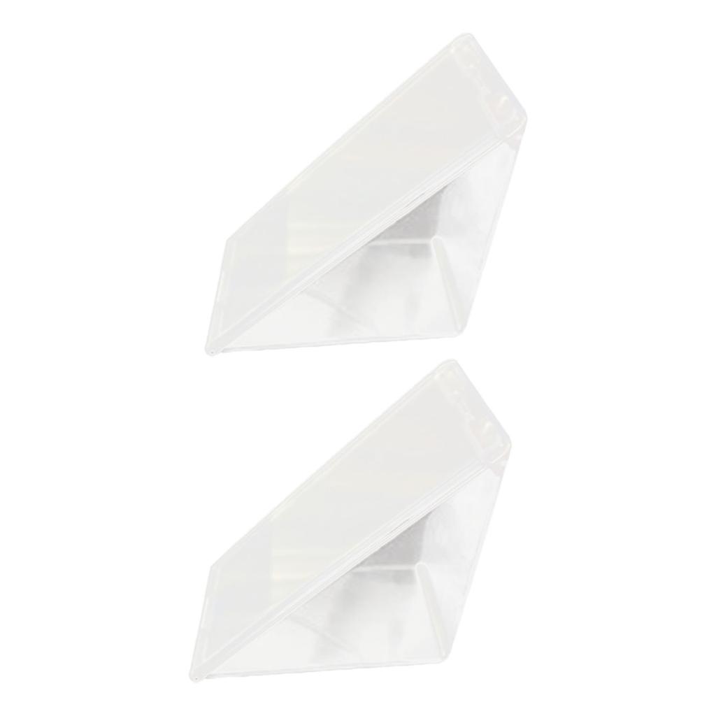 2шт треугольный контейнер для сэндвичей прозрачный моющийся многофункциональный чехол для хранения сэндвичей