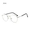 Очки для близорукости Женские круглые ультралегкие металлические оправы Очки с защитой от синего света Готовые рецептурные очки 0~-6.0