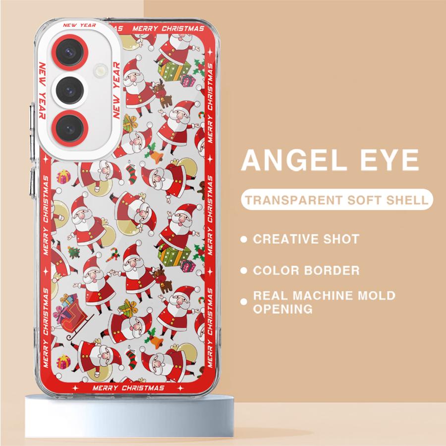 Зимний чехол Merry Christmas для телефона Samsung A13 A14 A15 A23 4G 5G A24 4G A25 A33 A34 A53 A54 A73 A35 A55 5G сумка