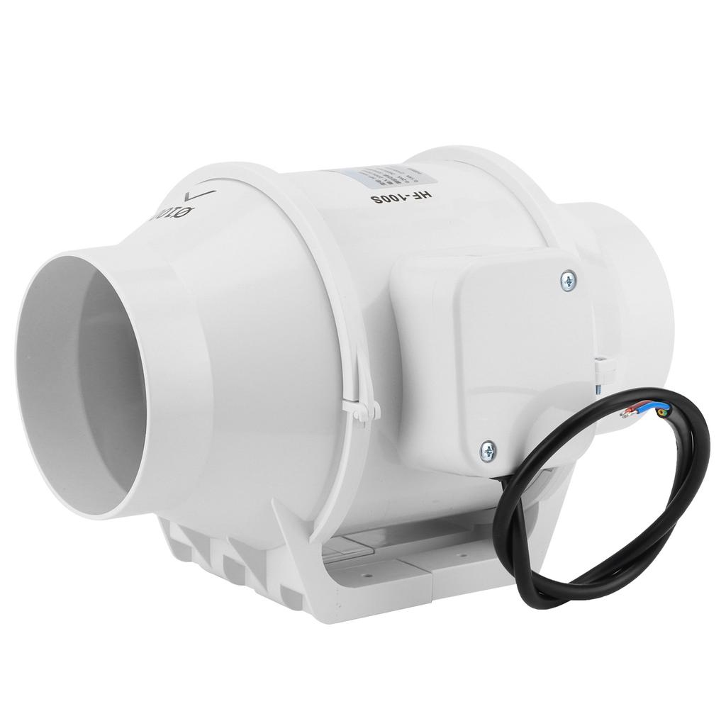 220V 4in Ventilation Fan Noiseless Wall Mounted Exhaust Fan with Large Air Volume for Kitchen Use