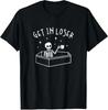 Get In Loser Skeleton In Coffin Spooky Men Women Funny T-Shirt