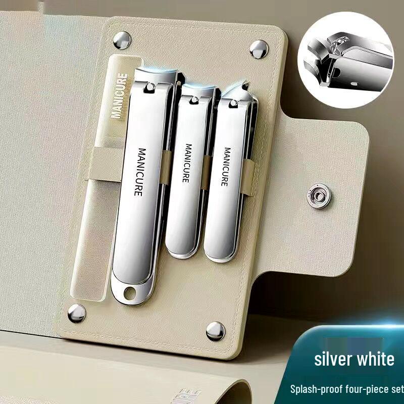 Премиальный набор кусачек для ногтей, устойчивый к смазыванию и брызгам, для мужчин и женщин