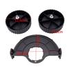 Lawn Mower Auxiliary Wheels Universal Lawn Mower Support Wheels Easy Install Grass Trimmer Wheels Attachment for Comfortable Mowing