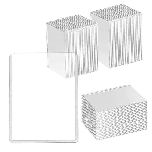 SUSWIM [30-Pack] Top Loader Card Case, Hard Case, Card Loader, Card Holder, Scratch-Resistant Storage, PVC Material, Double-Sided Transparent Card Hol