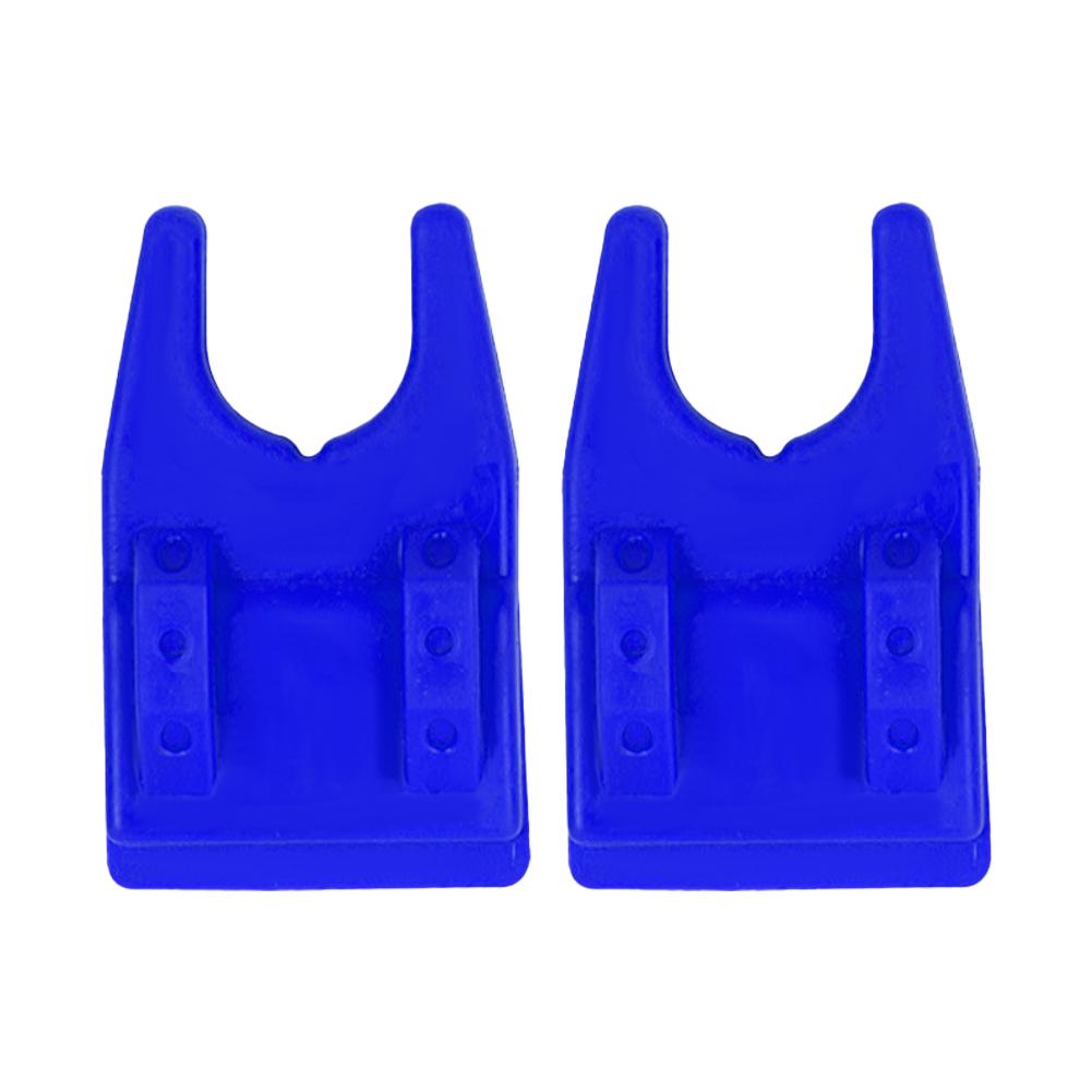 1 Pair Portable Raft Fishing Bracket Clamp Silicone Bucket Fishing Rod Holder Undamaged Line Fishing Accessories