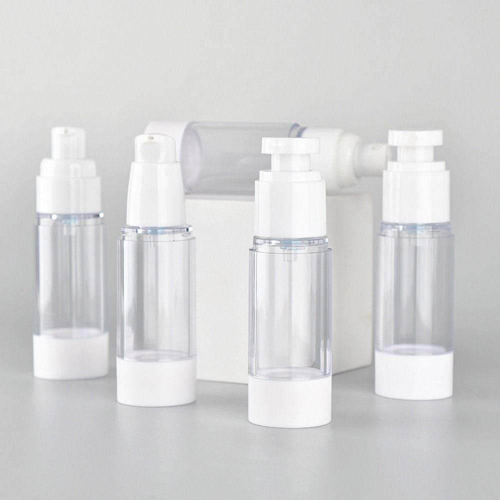 2Pcs Vacuum Dispensing Container 15ml 30ml 50ml Skin Care Refillable Lotion Spray Bottle Travel