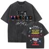The Weeknd XO Tour 2026 Винтажная стираная футболка Мужская Женская Поп-музыка Футболки с коротким рукавом Рэп Хип-Хоп Готическая одежда Футболки