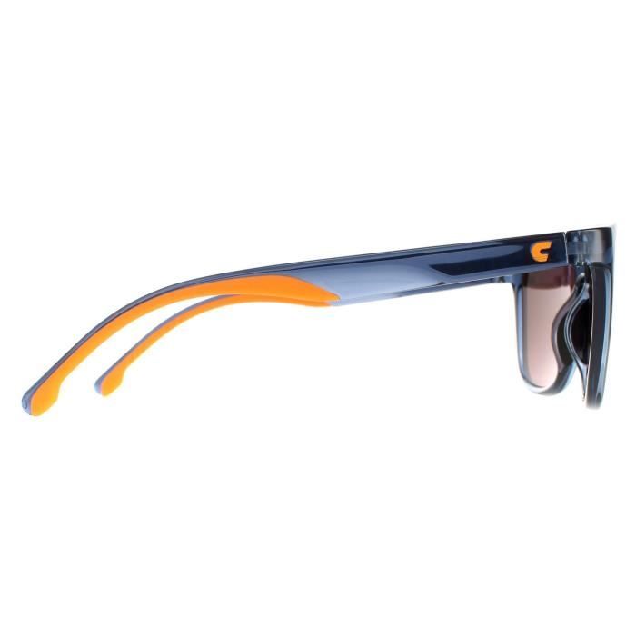 Sunglasses - CARRERA - 8058-S - Blue Frame - Orange Mirror Lenses - Protection 3
