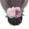 Flower Hairpin Bun Cover Snood Headdress Hairgrips Cover Net Elegant Women Spring Hair Clip  Gift