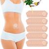50Pcs Navel Patch Castor Oil Belly Button Patches Skin-friendly Castor Oil Therapy Pad Disposable Anti Leakage Pack Wrap for Home Travel