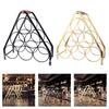 Household Wine Rack Bottles Display Holder Featuring Metal Construction Storage Organizer for Home or Restaurant Use