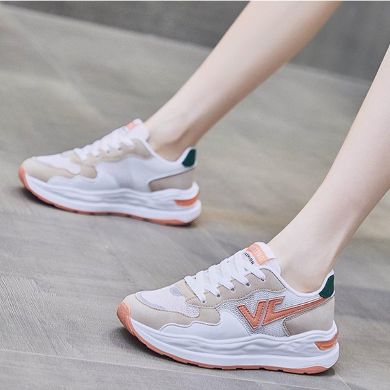 Белые туфли женские весна лето 2022 новые кроссовки на платформе женские повседневные спортивные кроссовки для бега теннисные туфли