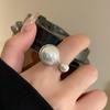 Ювелирные изделия Аксессуары Жемчужные Открытые Кольца Регулируемое Открытие Корейское Жемчужное Кольцо Элегантное Жемчужное Кольцо Вечеринка