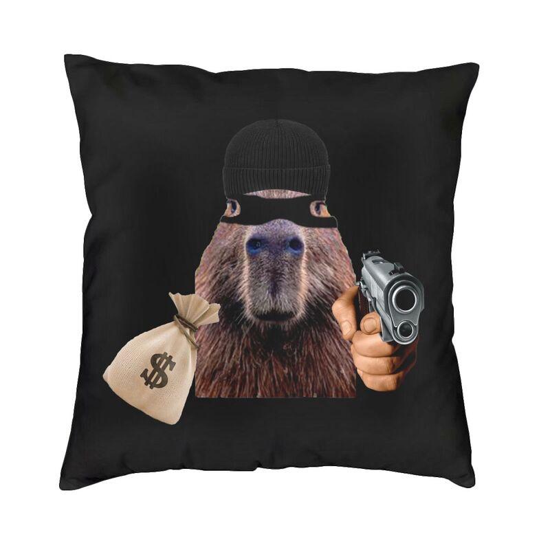 Nordic Don'T Worry Be Capy Cute Capybara Sofa Cushion Cover Soft Animal Pillow Case Home Decor Pillowcase