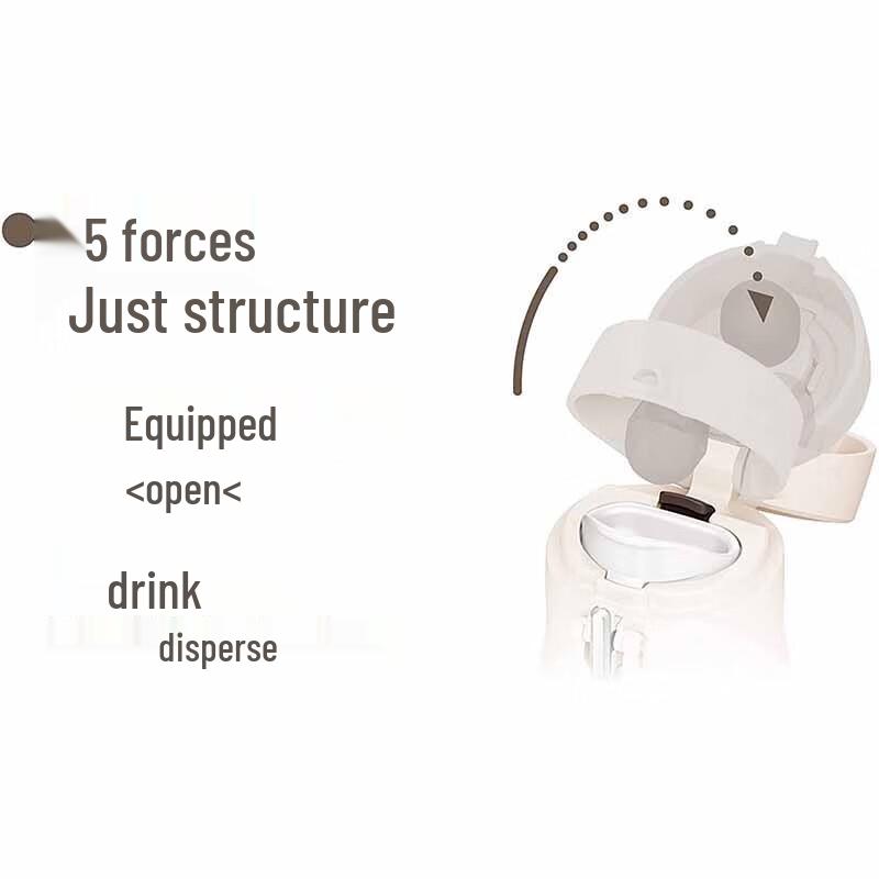 THERMOS Vacuum Insulated One-Touch Ultra-Light Stainless Steel Thermos Cup