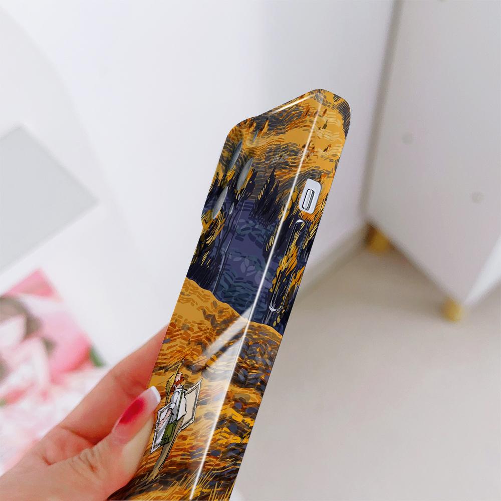 Все включено Чехол для телефона с пленкой Мультяшный модный дизайн Жесткий чехол Полная защита Защитный чехол для камеры для Samsung Xiaomi Poco Redmi Infinix Tecno