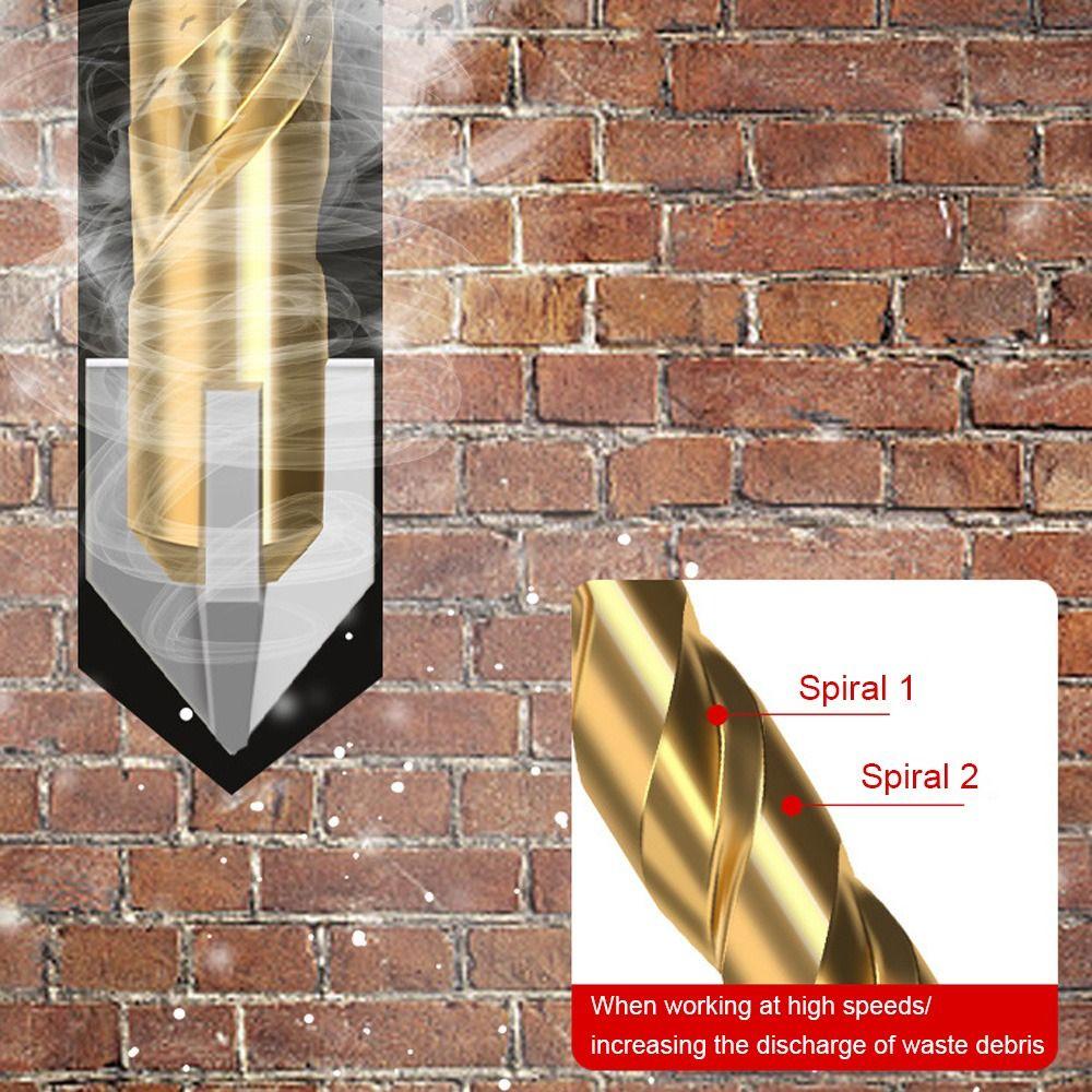 Hard Alloy Triangle Bit Tool Cross Drilling Tools High Efficiency Metal Drill  Ceramic Tiles