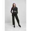 Pantalon Femme - Urban Classics - Straight Pin Tuck - Noir - Taille Standard - Coupe Droite