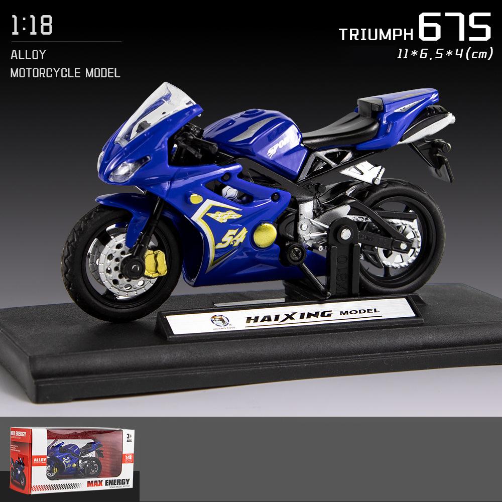 1/18 Масштаб Дьявол, литая под давлением модель мотоцикла, игрушка для детей, Подарочная коллекция для мальчиков и девочек