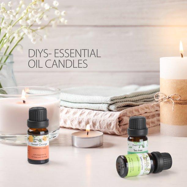 PHATOIL 6 шт., набор чистых эфирных масел, подарочная коробка, лаванда, лемонграсс, мята, натуральная растительная терапия, ароматерапевтический диффузор, увлажнитель, массаж