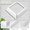4PCS 4x4 Inch PVC Post Skirt Decorative Deck Column Cover Baluster Post Base Cover  Fence