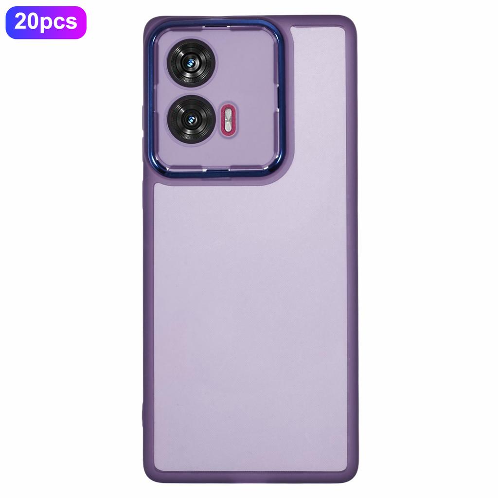 Bulk Purchasing 20Pcs For Motorola Edge 50 Fusion 5G Case Electroplated Camera Frame TPU Phone Cover Precise Cutouts