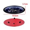 Car Sticker 14.6x5.7cm Emblem Car Front Cover Grille Badge for Ford Kuga Focus Ranger Mustang Mondeo Fiesta Explorer Transit Acc