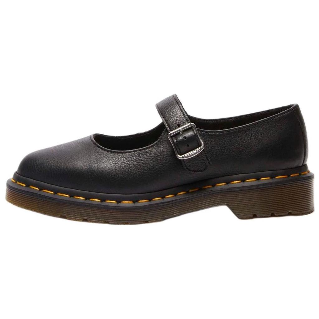 Dr. Martens Elphie Virginia Leather Mary Jane Shoes Black (Womens) Women Sneakers 40685001