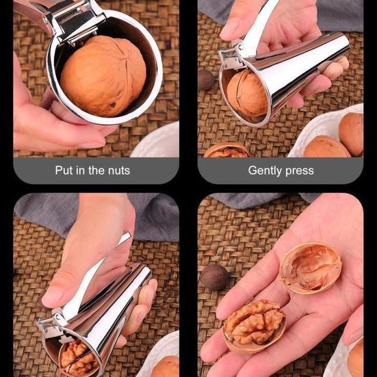 Nutcracker Chestnut Clip Peeler Universal Nut Cracker Hazelnut Pecan Walnut Plier Opener Multifunctional Nut Clip Kitchen Gadget