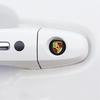 AABKW1 4PCS Car Door Lock Eye Stickers Protect Against Dirt Stickers For Porsche 911 Cayenne Carrera-GT 928 Panamera Boxster Macan 918