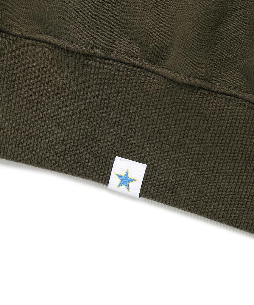 CAVISH W Classic Rose Sweatshirt Olive(Cv2Effm446A)