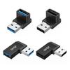 Угловые USB 3.2 адаптеры с алюминиевым сплавом для долговечности и стабильной передачи при зарядке автомобильного оборудования
