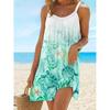 2025 Women's Summer Sleeveless   Print Casual Dress Summer Dress for Holiday Women Clothing