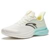 Anta Mesh Versatile Wear-Resistant Shockproof Low-Top Running Shoes Women Sneaker White Green 922335501-5