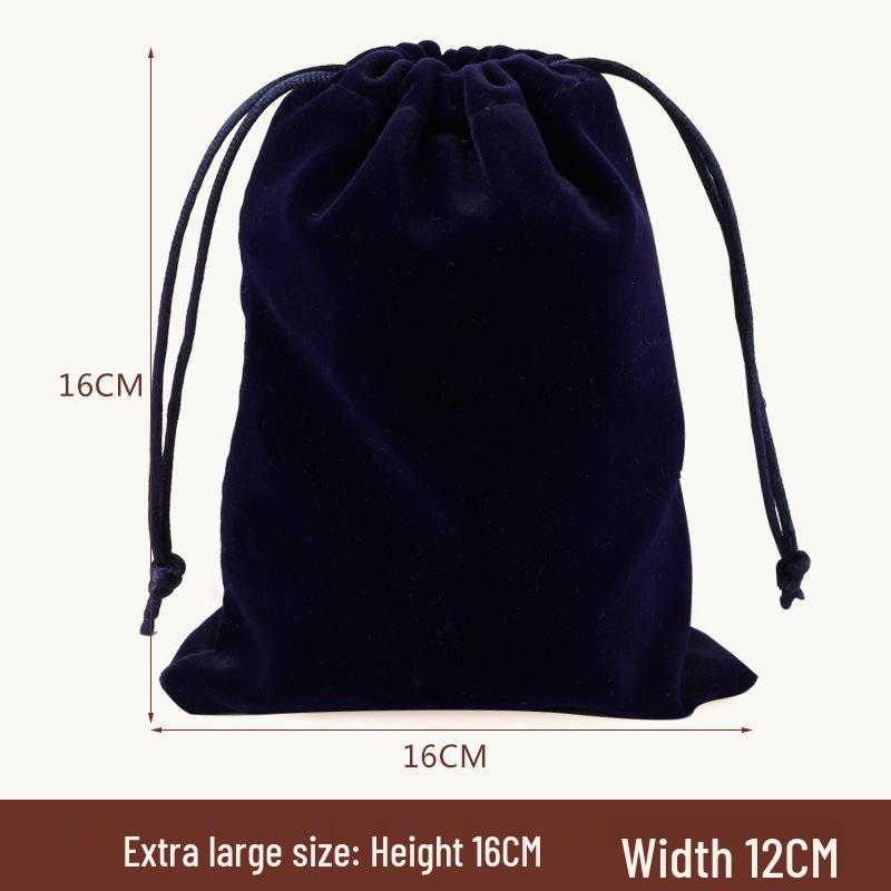 Lucky Bag Flannel and Brocade Jewelry Pouch