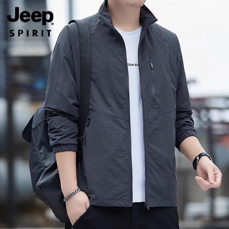 Мужская повседневная рабочая куртка JEEP SPIRIT с воротником-стойкой