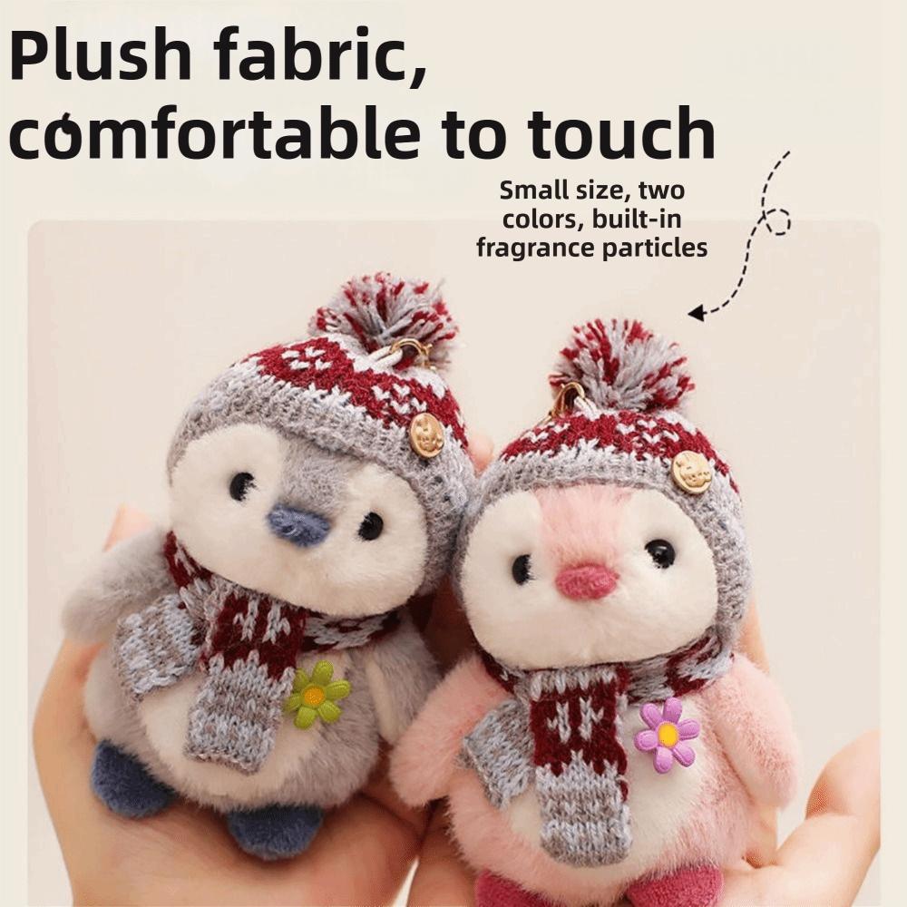 Fluffy Soft Penguin Doll Plush Toy Pink Grey Blue Kawaii Doll Birthday Gift