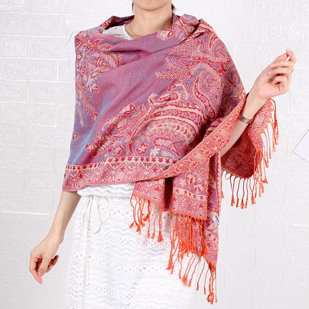 Winter Women Scarf Bohemian Travel Scarves Ladies Long Soft Shawls