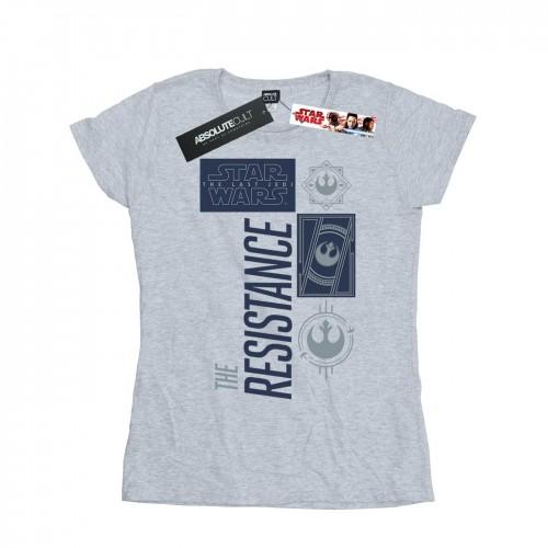 Star Wars Womens/Ladies The Last Jedi The Resistance Cotton T-Shirt