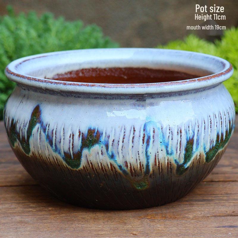 Специальное предложение: Высокий ретро-керамический цветочный горшок для суккулентов или зеленого редиса