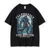 Funny I'll Protect You Kitten No Matter What Meme T Shirt Alpha Wolf Graphic Tshirts Men Women Fashion Vintage Oversized T-shirt