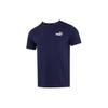 American Retro Letter Logo Print Running Fitness Training Casual Short Sleeve T-Shirt Men Tops Navy-Blue 845925-06
