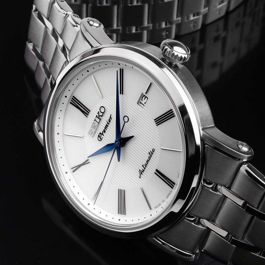 Seiko Мужские водонепроницаемые часы серии PREMIER SRPA17J1