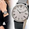 Б/у Мужские часы SEIKO Chariot 70-х Винтажные Черная кожа 355